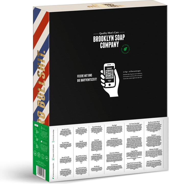 Image du produit Brooklyn Soap Company Brooklyn Soap Barbershop Beard Event Calendar 2023 (en anglais)