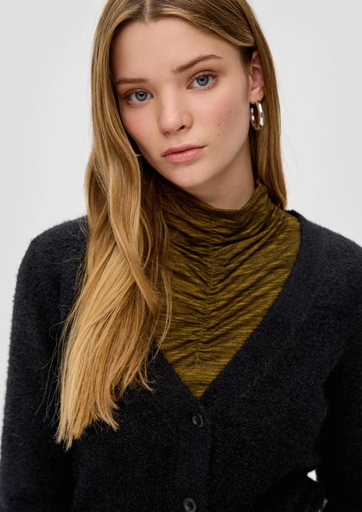 Produktbild S.Oliver Strickjacke Strickjacke im Cropped-Schnitt (XXL)