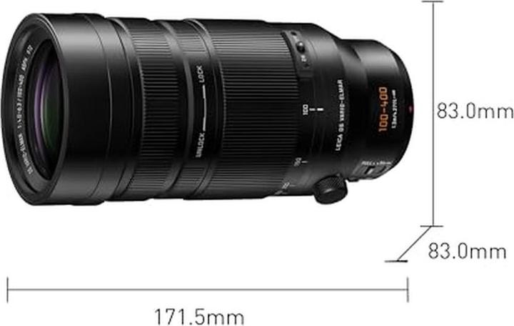 Immagine prodotto Panasonic Leica DG Vario-Elmar 100-400mm f/4.0-6.3 II Asph. / Potenza O.I.S. (Leica DG, Micro Four Thirds)