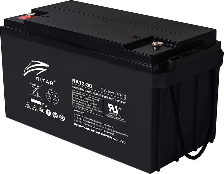 Actual product image Revolt Maintenance-free lead battery with 12 volts (12 V, 80 Ah)