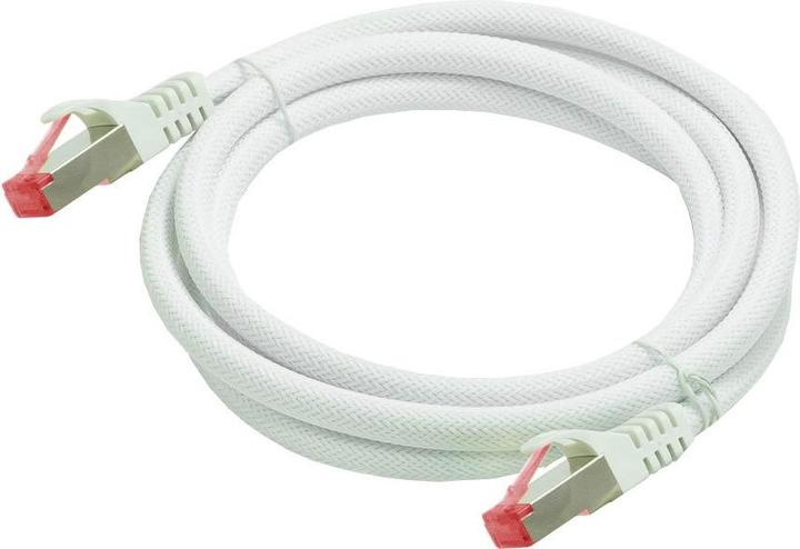 Produktbild Python Series Patchkabel mit Rastnasenschutz (RNS) und Nylongeflecht (S/FTP, CAT6, 1.50 m)