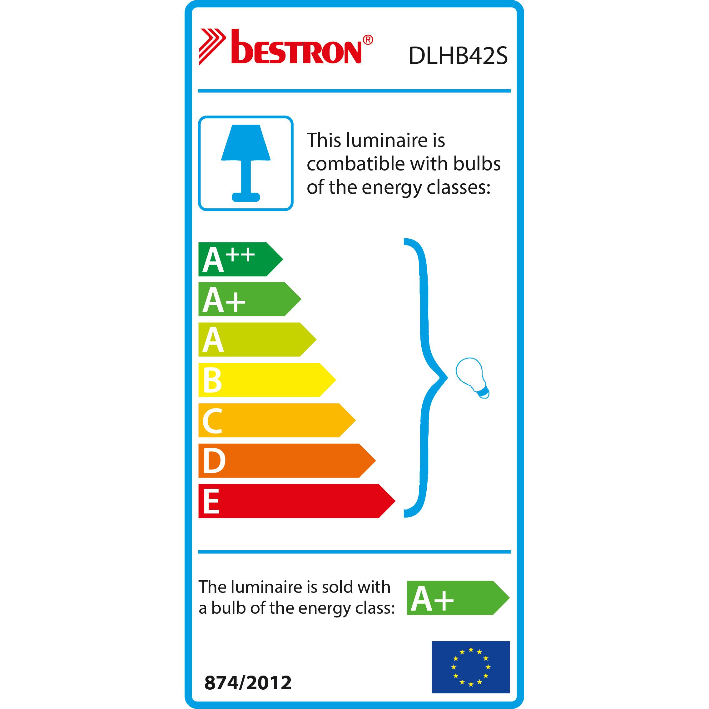Thumbnail - Bestron Deckenventilator mit 3 LED-Leuchten, Ventilator, Silber, Grau