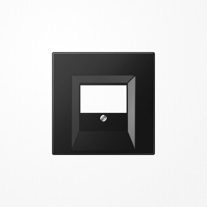 Actual product image JUNG Solid plate TAE 3f LS sw glz Schraubbef LS969TSWM