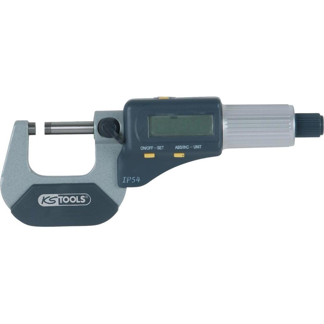 KS Tools, Längenmesswerkzeug, Bügelmessschraube, digital (mm)