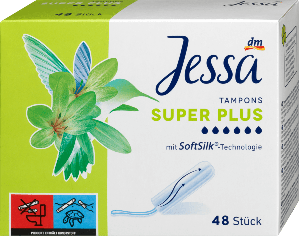 Actual product image dm Jessa Tampons Super Plus (48 x)