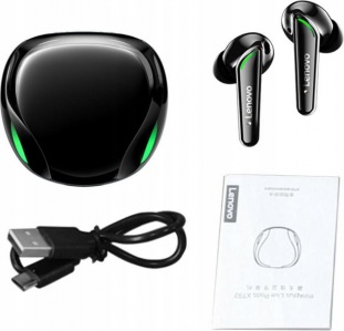 Actual product image Lenovo XT92 TWS earphones (Black) (8 h, Wireless)