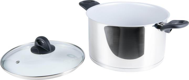 Actual product image Genius Cera Steel pot 24cm ed (24 cm, Pot, Stainless steel)