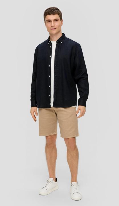 Image du produit s.Oliver Hemd Leinenhemd mit Button-Down-Kragen (XL)