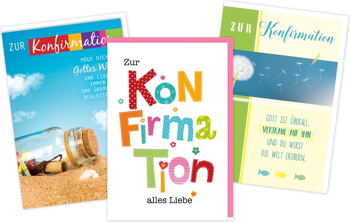Produktbild Braun + Company Packung Karte Konfirmation 3er (3 Stk.)