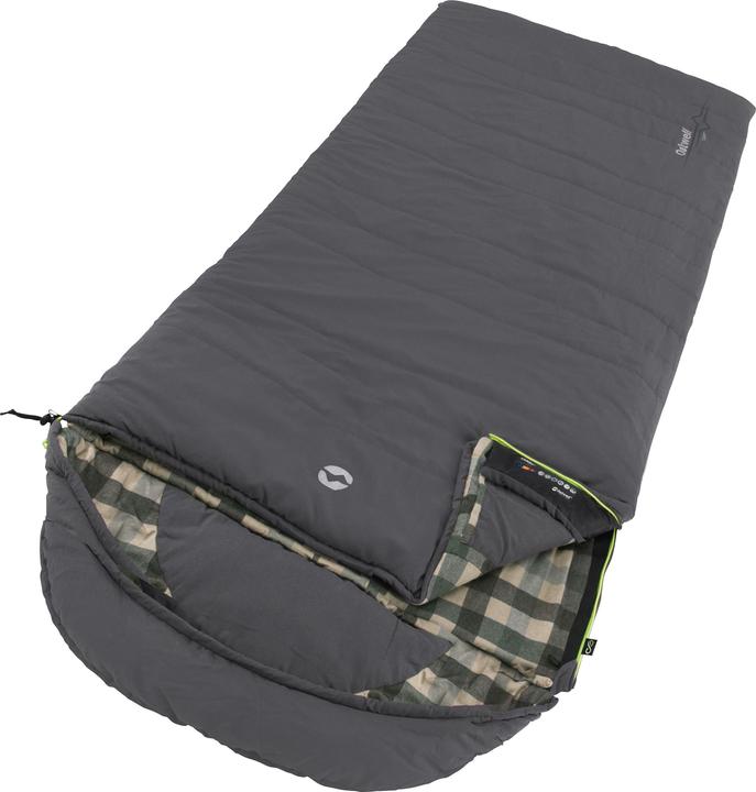 Produktbild Outwell Camper Sleeping Bag, Left zipper, Grey (235 cm)