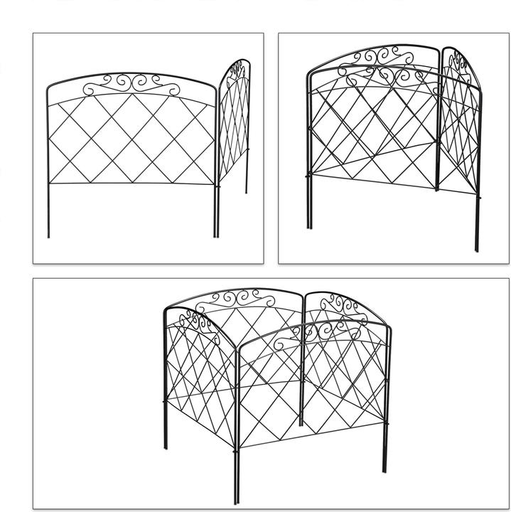 Image du produit Relaxdays Bordure potager, haut (245 cm)