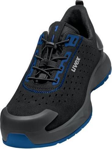 Uvex Sports uvex 1 x-craft low shoes S1 68139 black, blue width 12 size 41 (S1, 41)