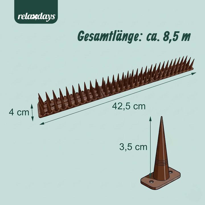 Produktbild Relaxdays 20x Vogelabwehr-Spikes