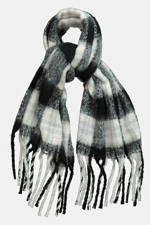 Immagine prodotto Ulla Popken Sciarpa a quadri con frange lunghe