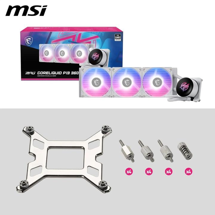 Actual product image MSI MPG CoreLiquid P13 360 White