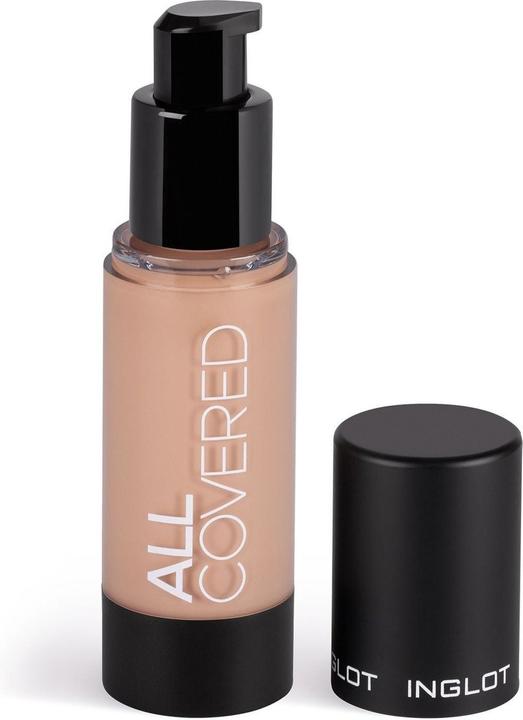 Actual product image Inglot All Covered Foundation - Long Lasting, Shade: LC 013, 30 ml (LC 013)