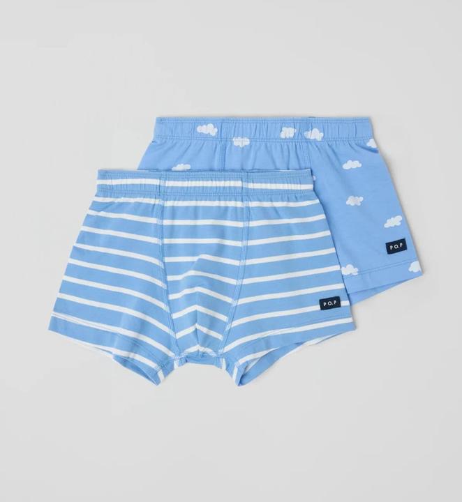 Produktbild PO.P 2-Pack Knaben Boxershorts mit Muster (92, 2er Pack)