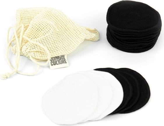 Actual product image Jungle Culture Reusable make-up remover pads with 18 pads (Make up set)