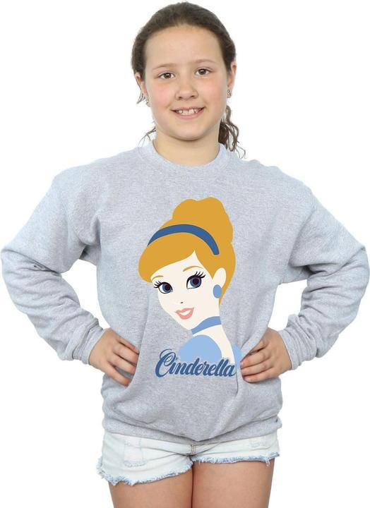 Produktbild Disney Princess Cinderella Silhouette Sweatshirt Mädchen (140, 146)