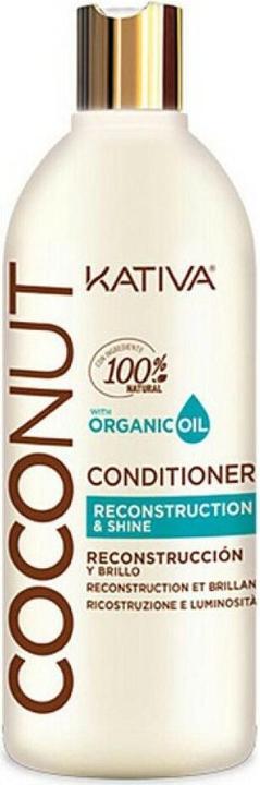 Actual product image Kativa Coconut Reconstruction & Shine Conditioner 500 ml (500 ml)
