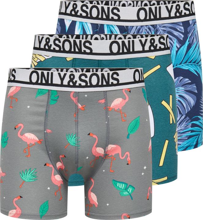 Image du produit Only & Sons Onsfitz Aop Wb Bold Boxer 3-Pack Noos (XXL)