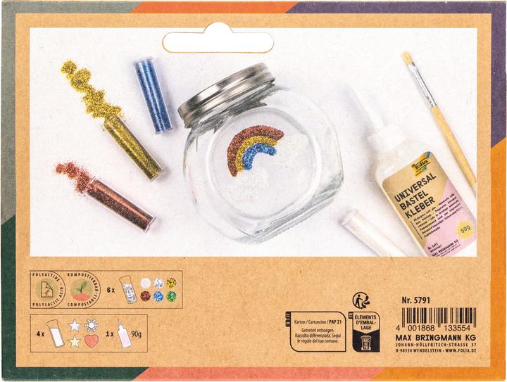 Actual product image Folia Set scintillante con colla