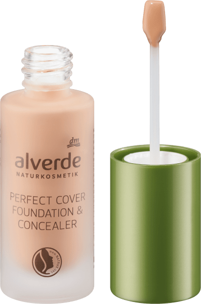 Actual product image dm alverde Make-up Perfect Cover Foundation & Concealer 50 Hazelnut