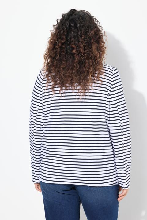 Actual product image Ulla Popken Striped Jersey Blazer (50, 52)