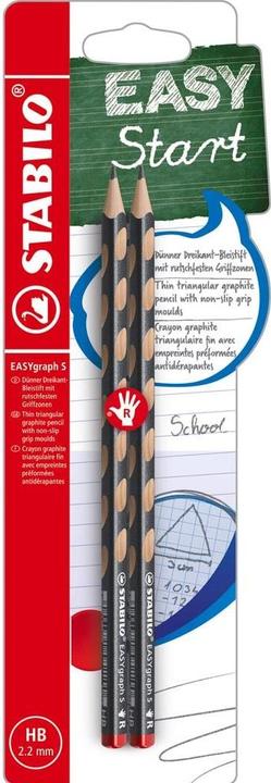 Produktbild STABILO EASYgraph S Metallic Bleistift Rechtshänder HB (2.20 mm, HB, 12 x)