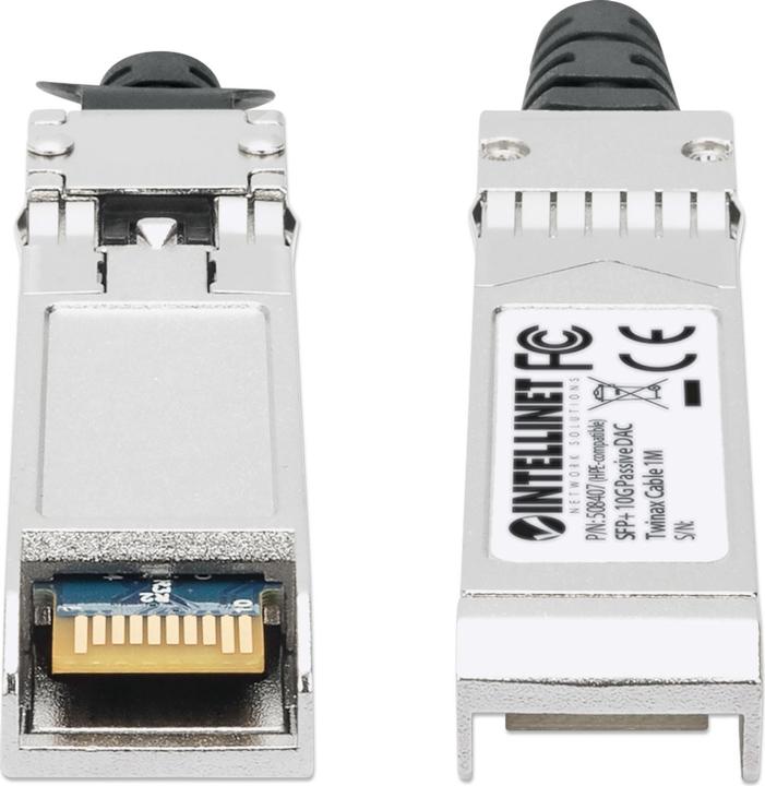 Actual product image Intellinet SFP+ 10G Passive DAC Twinax Cable 1.0m HPE-comp. (1 m)