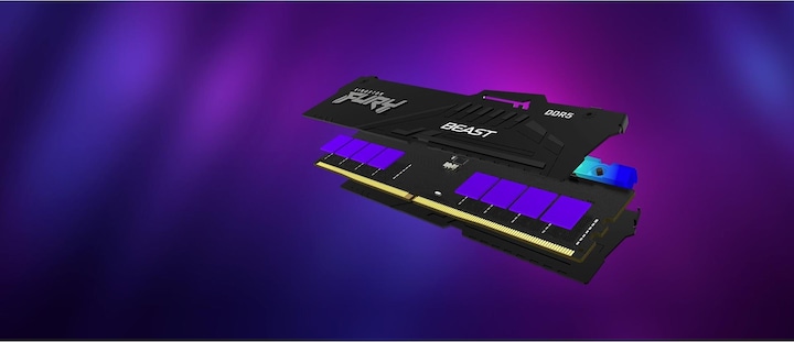 Actual product image Kingston FURY Beast RGB (1 x 32GB, 6000 MHz, DDR5 RAM, DIMM)