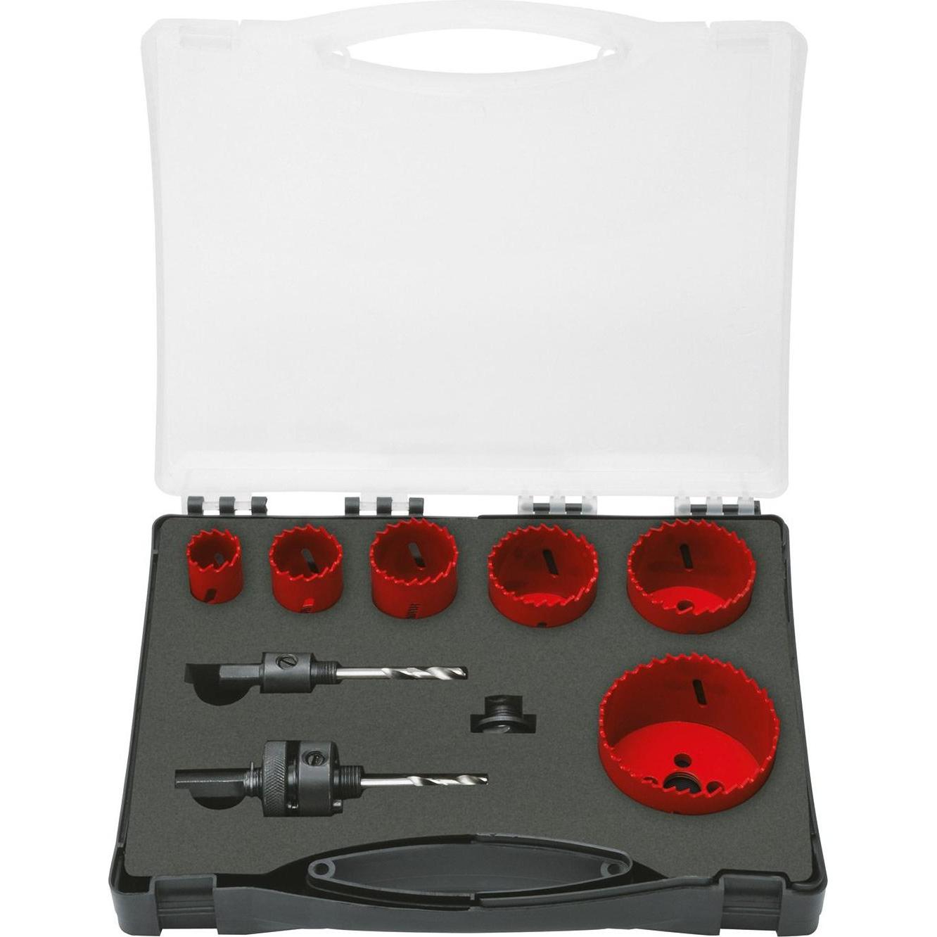 Thumbnail - Exact, Lochsäge, Lochsägen-Set 9teilig 70604 1 (22 mm, 29 mm, 35 mm, 44 mm, 68 mm, 51 mm)