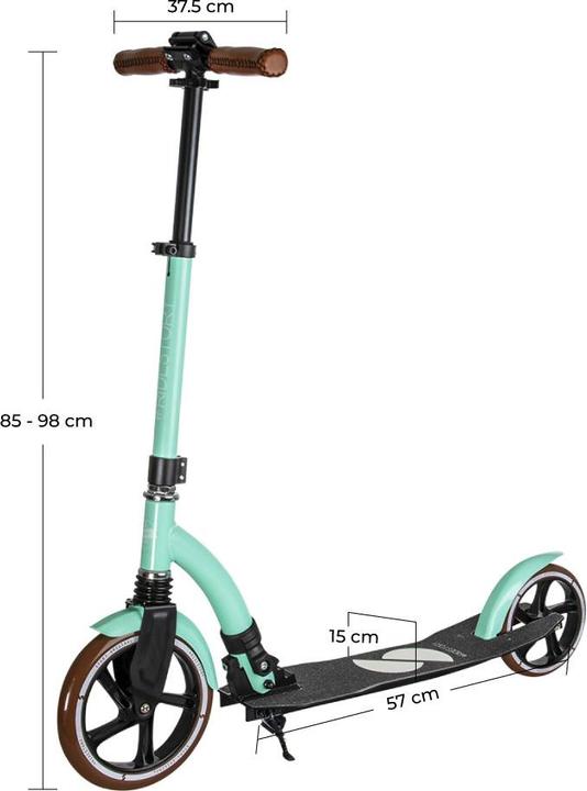 Produktbild Story Retro Ride Faltbarer Pendler-Scooter schwarz (101005044699)