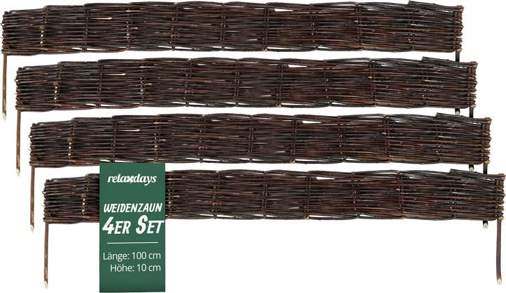 Produktbild Relaxdays Beeteinfassung (100 cm)