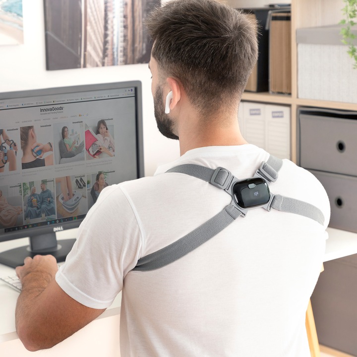 Actual product image InnovaGoods Intelligent rechargeable posture trainer with Viback vibration