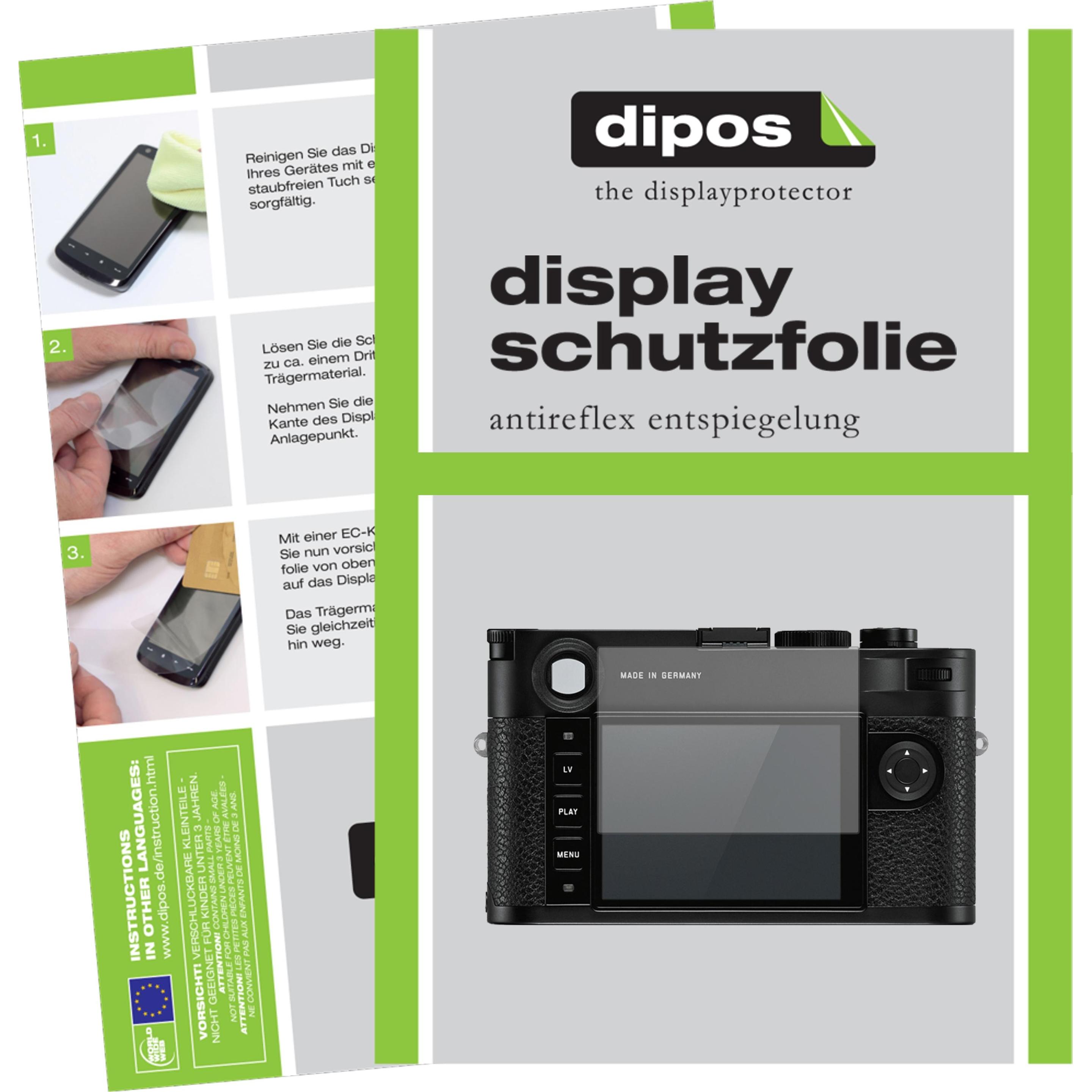 Dipos Displayschutzfolie Antireflex (Displayschutz, Leica M10-P), Kameraschutz, Transparent