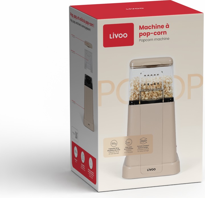 Actual product image Livoo Popcorn machine