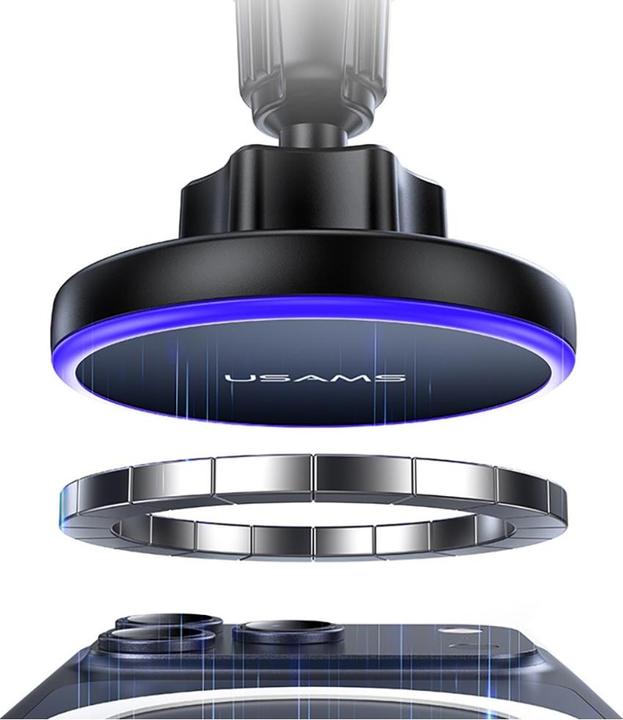 Produktbild Usams Uchwyt magnetyczny do kratki went. czarny