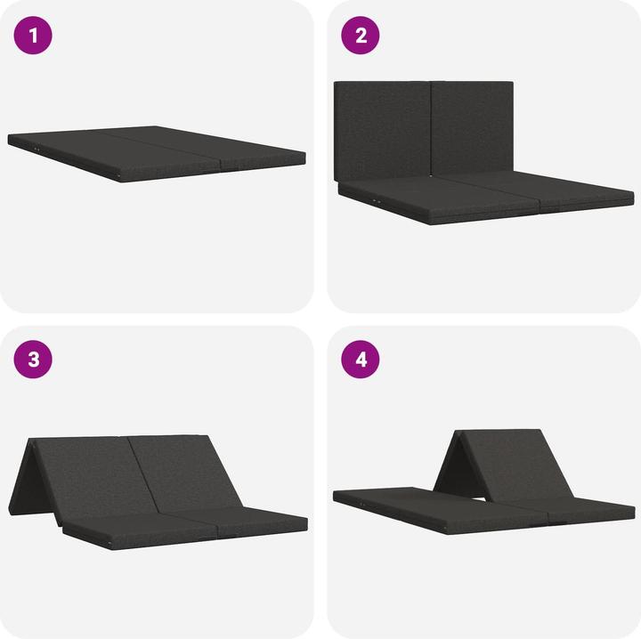 Produktbild vidaXL Klappsoufa