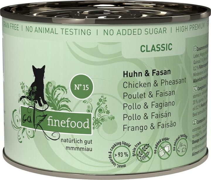 Image du produit Catz Finefood No.15 Poulet & faisan (Adulte, 6 pcs, 250 g)