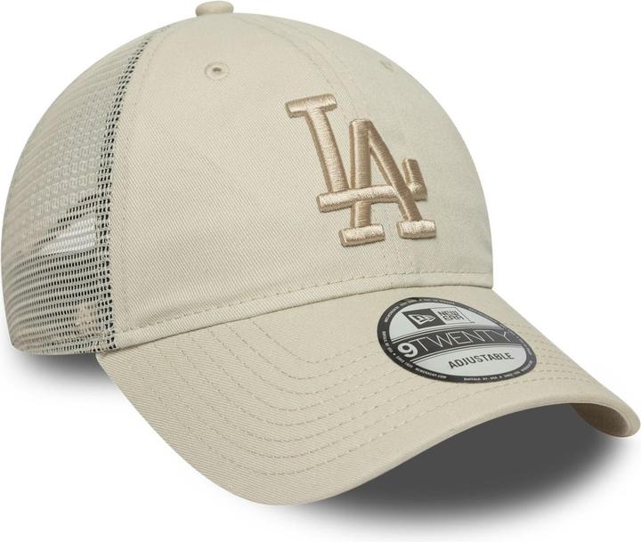 Actual product image New Era 9Twenty Trucker Cap - Los Angeles Dodgers Beige