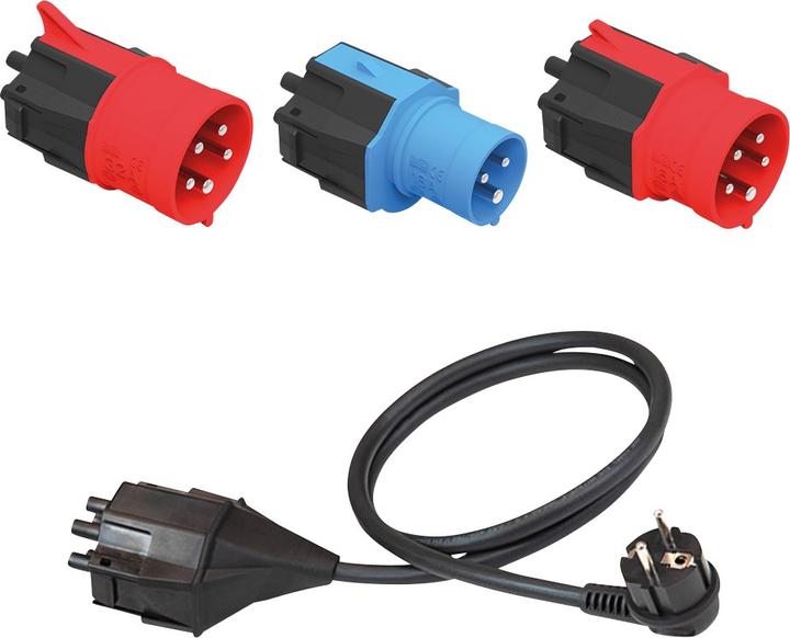Produktbild NRGkick 32A 10m Set passend GSM inkl. Adapter und Tasche (Typ 2, 22 kW, CEE32 rot)