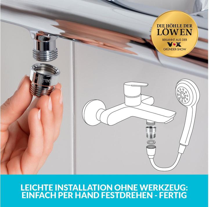 Image du produit Puregreen Economiseur d'eau de douche