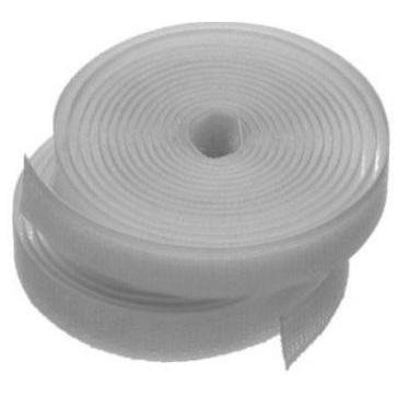 Brewis, Nastro in velcro, Selbstklebendes Klettband weiss 16mmx2m 2m (16 mm)
