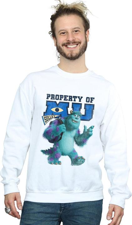 Actual product image Disney Mens Monsters University Property Of MU Sulley Sweatshirt (4XL)