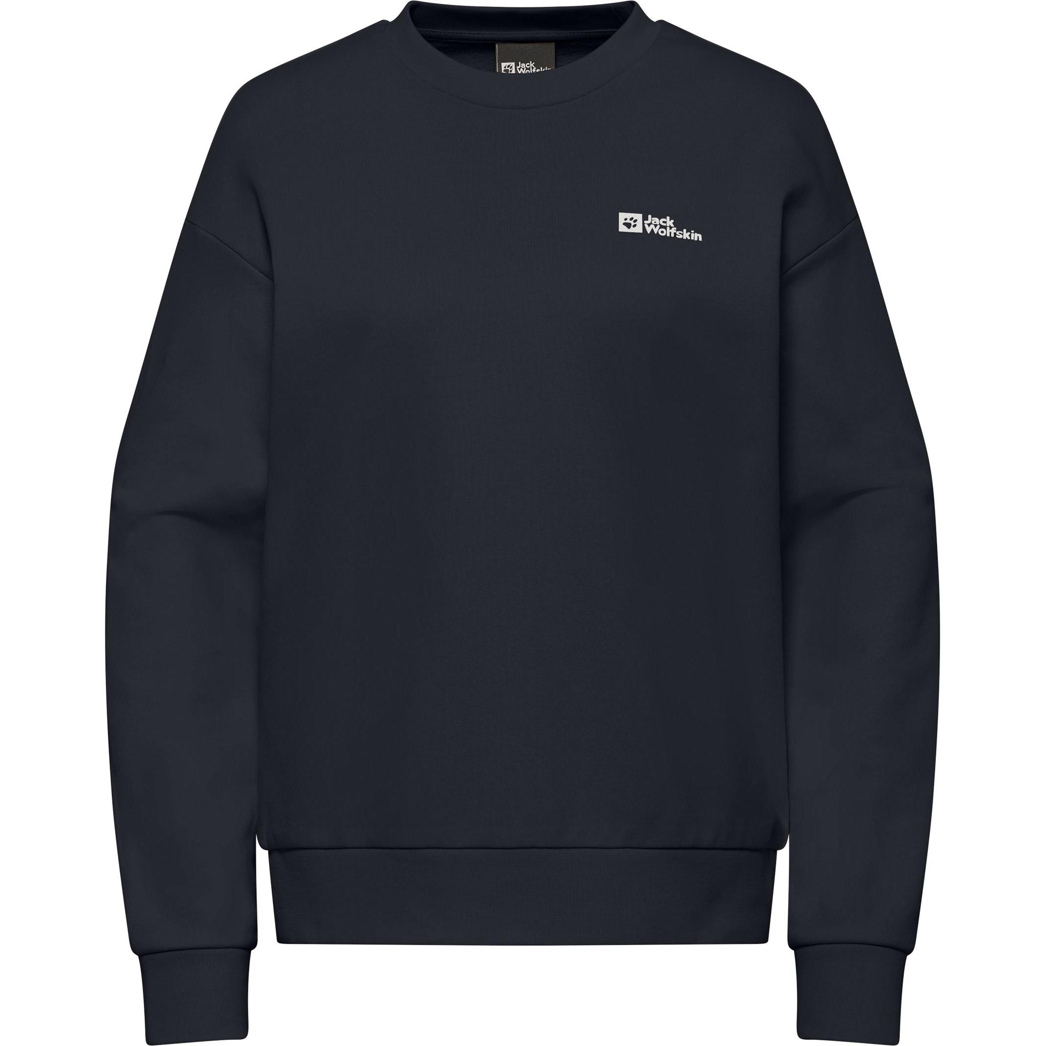 Jack Wolfskin, Damen, Pullover, Essential Crewneck W, Blau, (L)
