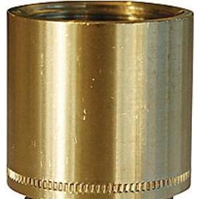 Viega, Zubehör Sanitärinstallation, haneforlaenger 3/4x65mm - 3/4x65 mm rå messing