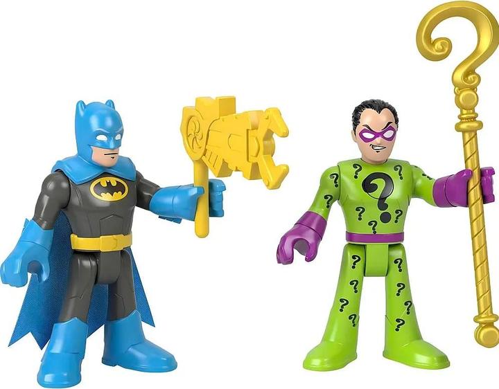 Actual product image Imaginext DCSF Batman & Riddler