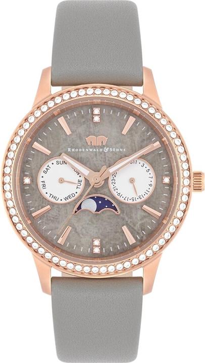 Produktbild Multifunktionen Amidala Echtleder Roségold - 34096 (Analoguhr, 38 mm)