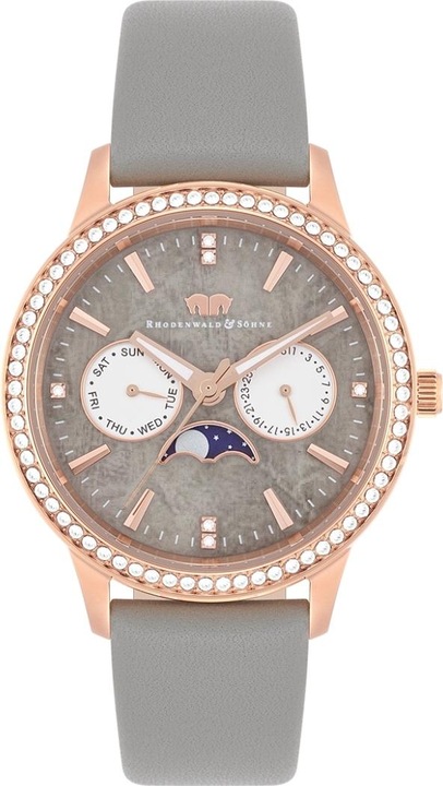 Produktbild Multifunktionen Amidala Echtleder Roségold - 34096 (Analoguhr, 38 mm)